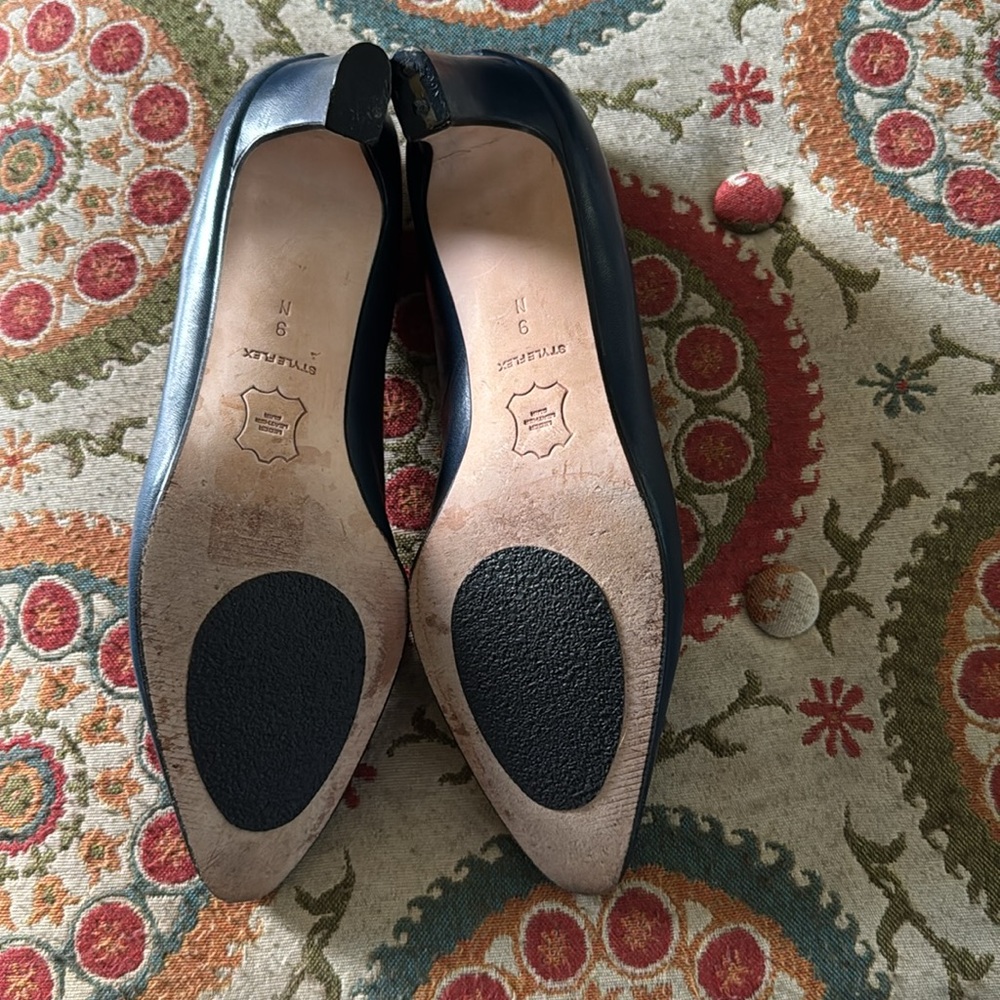 Bally Blue Leather Heels - Picture 7 of 8